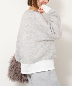 《手洗い可能》スパンコールプルオーバー