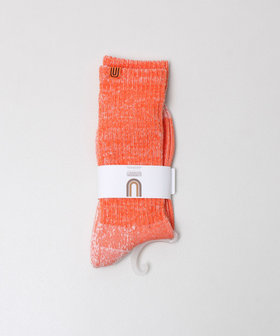 【UNIVERSAL OVERALL】むら糸リブクルーソックス