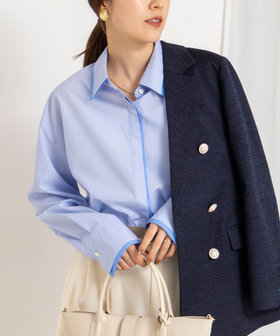 ウォッシャブルレイヤード2WAYカラーシャツ