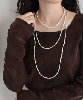 ３パータンになるアクセサリー　ロングネックレス　ショートネックレス　ブレスレット 楽天市場】ネックレス ブレスレット 単品 2連 ペンダント パール