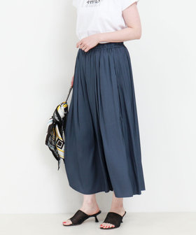 割繊ツイルギャザースカンツ