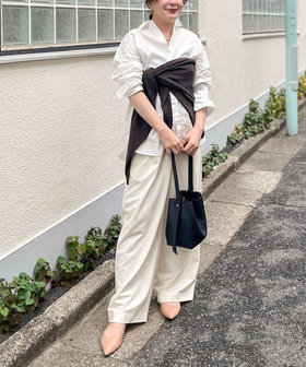 ウォッシャブルイージーワイドパンツ（5-0036-6-09-004）｜2nd