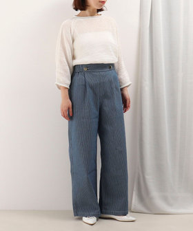 マコト！　POINTER ヒッコリーパンツ　W32 MADE IN USA Pointer×US/Carpenter Pants with Apron（ポインター×アス