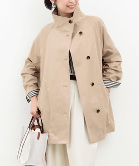 クリアツイル撥水スタンドカラーコート