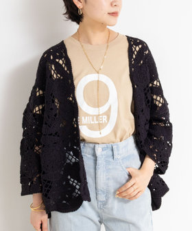 手洗い可能》レース刺繍7分袖ボレロ（5-0037-5-02-001）｜Rie