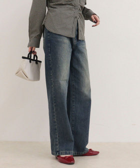 Dual Hem Lace Denim