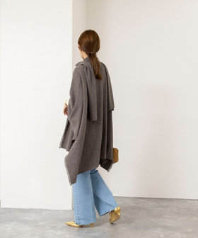 WALANCE/ワランス】merino wool poncho stole（6-0290-2-02-053
