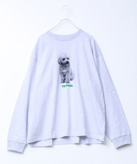 【新デザイン】【DOG&CAT】NEW犬猫ロンT