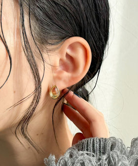 クリアしずくワンタッチピアス