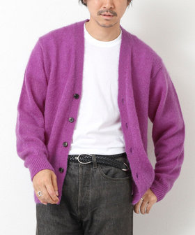 【BATONER/バトナー】PURE MOHAIR V CARDIGAN