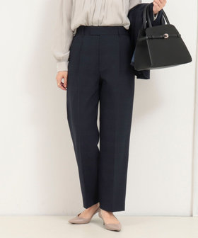《セットアップ対応》ウールライクウインドペンパンツ