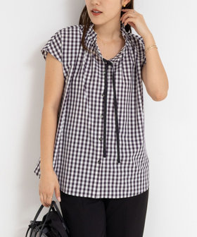 【25SS/未使用品】NOLLEY'S ノーリーズ フリル衿シャツ 今季モデル セール】衿フリルシャツ（シャツ/ブラウス）｜NOLLEY'S