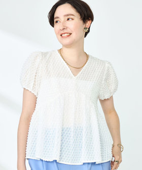 NOLLEY&#39;S - NOLLEY&#39;SKIRYU花柄ジャガードペプラムブラウス♡新品タグ付き NOLLEY'S（ノーリーズ）の「KIRYU花柄ジャガードペプラム