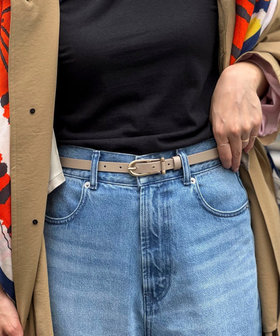 LEFIJE/レフィエ】ラウンドポイントバックルベルト（5-0408-5-13-307