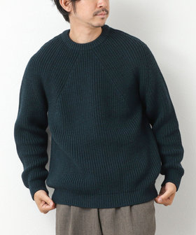 【BATONER/バトナー】SIGNATURE CREW NECK シグネチャー クルーネックニット