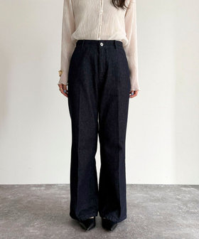 ADEAM フォクシー　ストレッチ　センタープレス　パンツ　2 黒　股下80㎝ 楽天市場】センタープレスパンツ パンツ レディース ボトムス