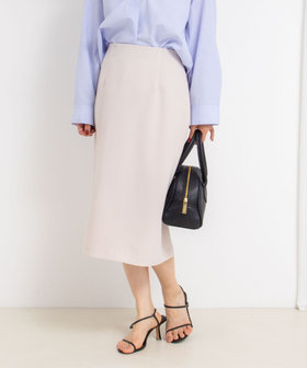 【＃】《セットアップ対応》ウォッシャブル強撚タイトスカート