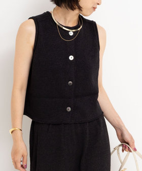 WALANCE/ワランス】paper knit 2way top（5-0290-4-02-002