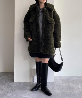 JAKKE ジャッキー DAME SHACKET COAT WEB限定】【JAKKE/ジャッキー】DAME SHACKET COAT（4-0335-6-28
