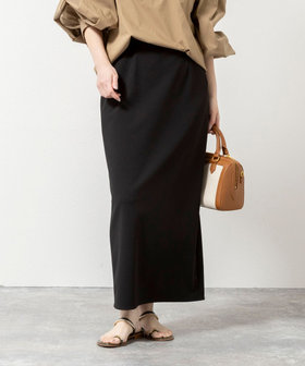 《セットアップ対応》ウォッシャブルマルチファンクションタイトスカート