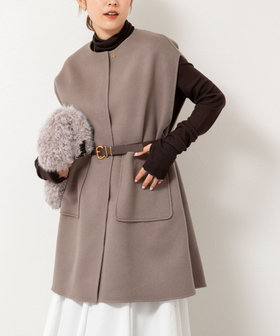 ウールロングジレ