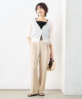 WEB限定 TIME SALE！］《手洗い可能》シフォンVネック