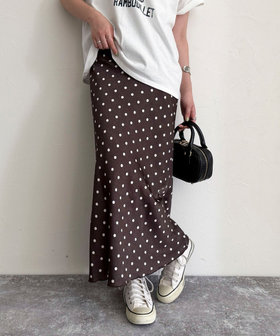 美品★MUVEIL WORK ドット柄 キュプラスカート MUVEIL WORK - ミュベール muveil キュプラ スカート 36の通販