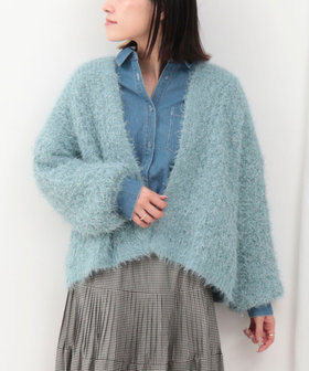 フェザーモールトッパーカーディガン