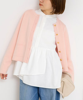 ウォッシャブルイレギュラーヘムブラウス