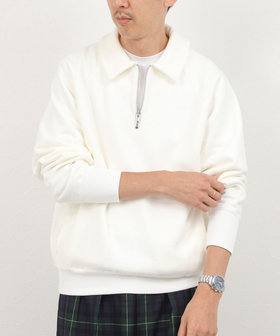 【BATONER/バトナー】HIGH BULKY JUMBERCA URAKE HALF ZIP ジャンベルカ 裏毛ハーフジップ 26AW