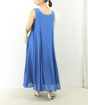 美品✨【NOLLEYS】麻調シアー2WAYパネルフレアワンピース NOLLEY'S｜麻調シアー2WAYパネルフレアワンピース | Rakuten