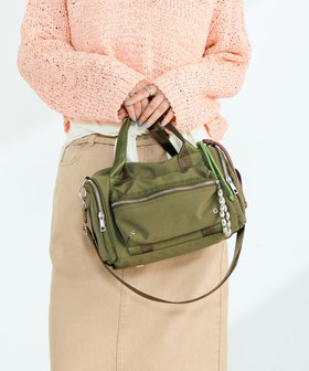 【CONTROL FREAK/コントロールフリーク】ミリタリーチャームボストンバッグ