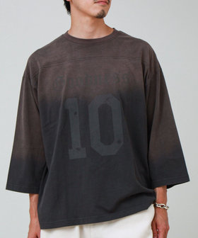 GOODNESS フェード フットボール 七分袖 Tシャツ
