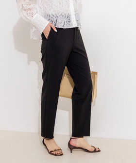 《セットアップ対応》ウォッシャブル2WAY ツイルストレッチテーパードパンツ