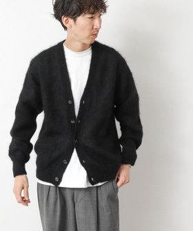 BATONER/バトナー】PURE MOHAIR V CARDIGAN ピュアモヘヤ Vネック