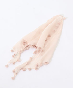 【CITRUS/シトラス】POMPOMトライアングルストール