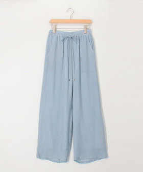 シアーデニムイージーワイドパンツ