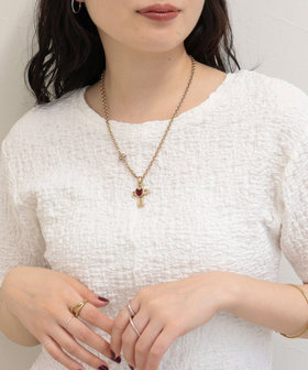 アンティーク調ハートネックレス