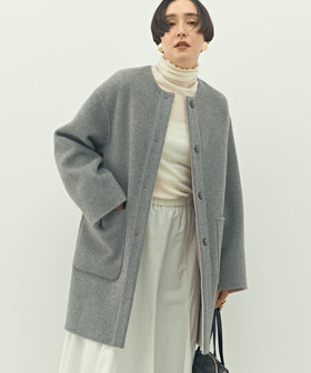 nolley's リバーコート　グレージュ　マフラー付き nolley's リバーコート グレージュ マフラー付き nolley's リバー