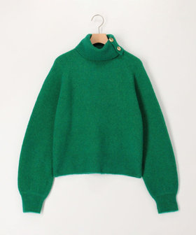 ヤク混ボタン付きタートルネックニット（5-0803-6-02-224）｜MICO