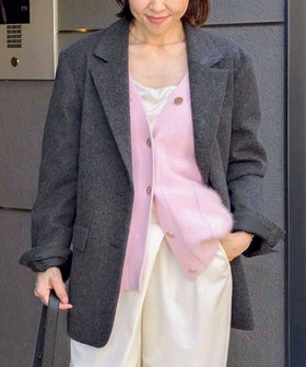 WEB限定 SPECIAL SALE！］ショートビーバーテーラードジャケット（5