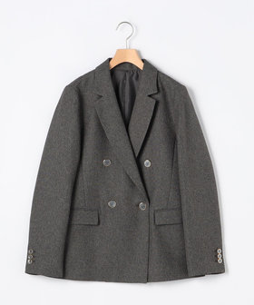 ツィードシャークテーラードダブルジャケット（5-0803-6-05-010