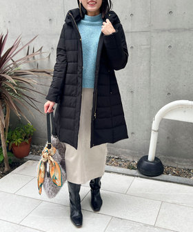 《撥水》ストレッチライトタフタロングコート