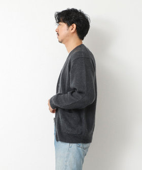 BATONER/バトナー】PURE MOHAIR V CARDIGAN ピュアモヘヤ Vネック