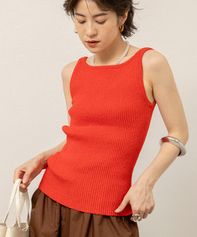 《手洗い可能》ブークレタンクトップ