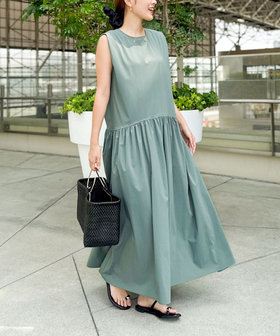 レディース　NOLLEY'S light ワンピース　ネイビー×グリーン　38 NOLLEY'S - レディース NOLLEY'S light ワンピース ネイビー