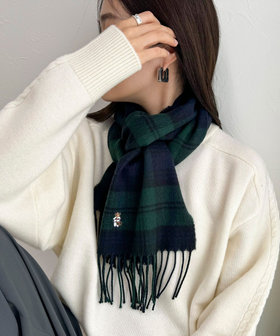 Roster Bear刺しゅうマフラー