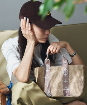 ナイロンラフィアデイリーミニトートバッグ(CE-1712)