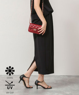 ［WEB限定 SPECIAL SALE！］《セットアップ対応/接触冷感》【BECシリーズ】ウォッシャブルハイスペックジャージギャザータイトスカート