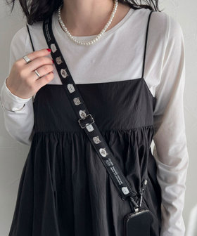 【Jolie Joli/ジョリジョリ】ジャガードマルチストラップ L